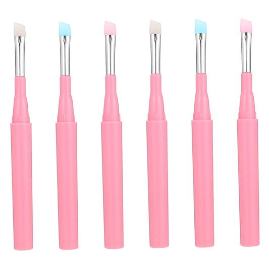 6Pcs Eyebrow Brush Portable Makeup Brush Eye Makeup Brush Eyebrow Makeup Supplies Makeup Kits Makeup Tools Lip Stuff Multi-Use Cosmetics Beginners Makeup Brush Colorful