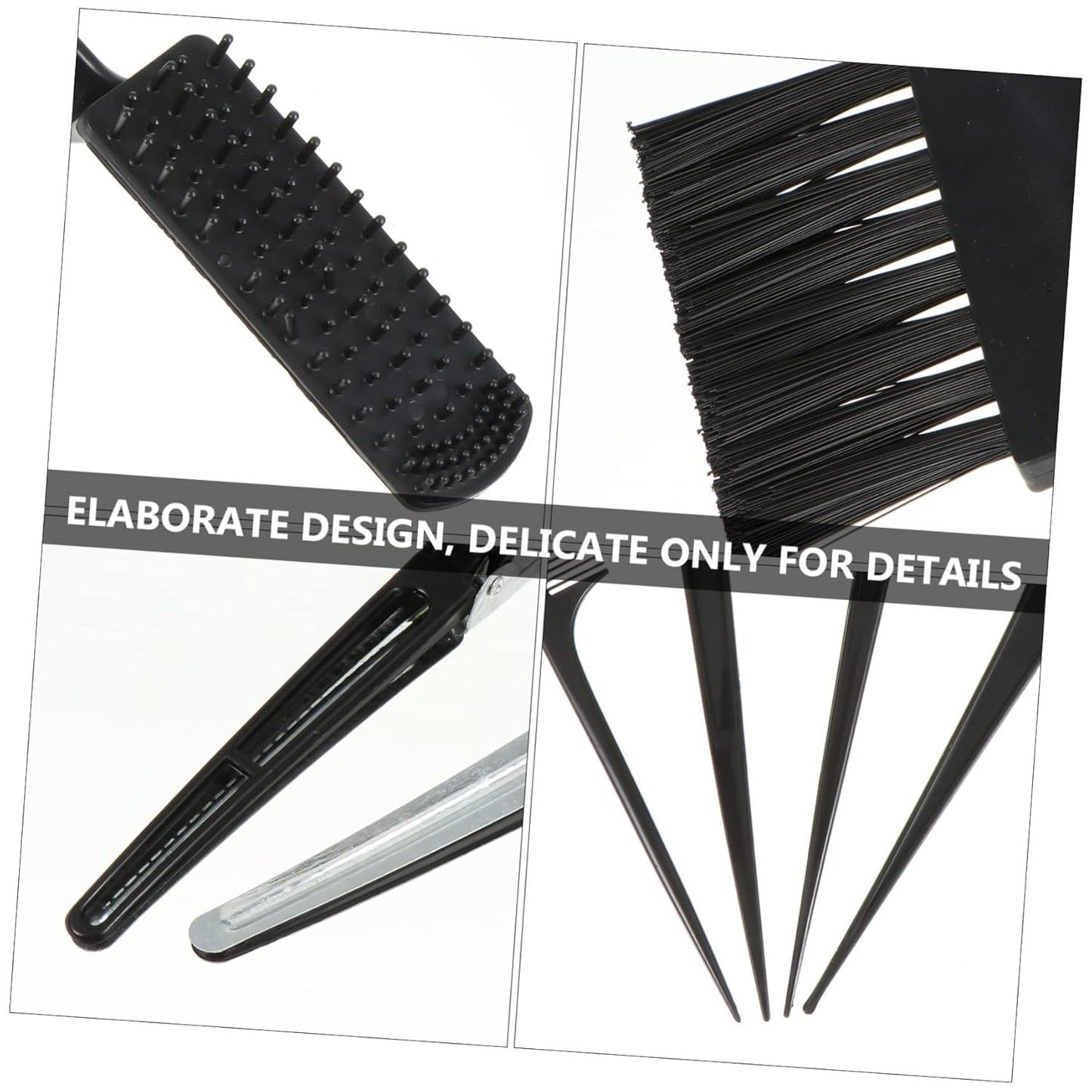11Pcs Set Hair Color Kit Hair Dye Kit Hair Dye Tools Hair Dying Salon Dyeing Kit Hair Coloring Supplies Hair Tint Kits Hair Tinting Tool Hair Dye Gloves Plastic